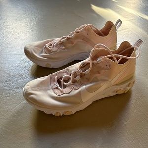 Nike React Element 55 Pale Pink 10.5 Mens/12 Womens BQ2728-600
